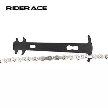 Индикатор износа цепи велосипеда, контрольный прибор для горных шоссейных велосипедов, измерительная линейка для цепей, инструмент для ремонта и замены велосипедных цепей чёрный
