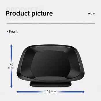 Индикатор скорости, световой индикатор, сигнализация безопасности, время вождения для Tesla Model 3 Y, дисплей на лобовом стекле, автоматический дисплей, умный автомобильный HUD чёрный