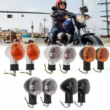 Индикатор указателя поворота с янтарной пулей для мотоцикла для YAMAHA Bolt XVS950 R/C Spec Style1