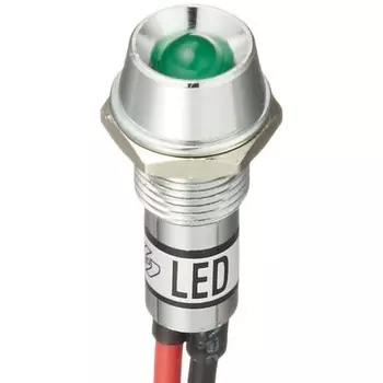 Индикаторная лампа Kijima 9 мм, зеленая 217-6040