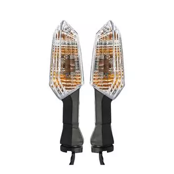 Индикаторные лампы указателя поворота мотоцикла для Kawasaki Ninja 300 2013-2021 для Z 1000SX 1000 800 ER-6N ER-6F прозрачные дымчатые линзы