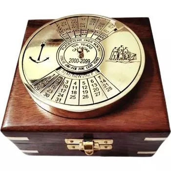 Индия Суперсерия Латунь, дерево Пресс-папье с полировкой (Набор из 1 шт., Золотой)