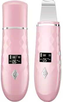 Indisea Water Facial Beauty Ультразвуковой EMS LED Простой в использовании Большой USB Многофункциональный Бизнес-аппарат для ухода за лицом Японское руководство по эксплуатации День рождения Розовое золото розового золота