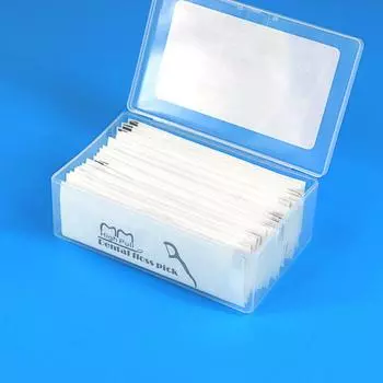 Individually Packaged Disposable Ultra-fine Round Thread Box of 30 Dental Floss Sticks box of 30pcs