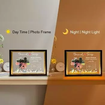 Индивидуальная фоторамка с ночником One Size