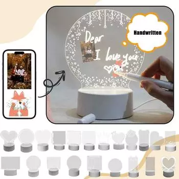 Индивидуальная рукописная красочная доска объявлений с украшением на пульте дистанционного управления One Size