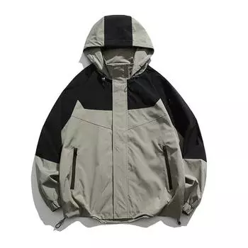 Индивидуальная теплая ветрозащитная и водонепроницаемая куртка-ветровка зимняя нового стиля M