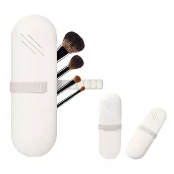 Индивидуальная водонепроницаемая силиконовая кисточка для макияжа, косметичка для хранения, коробка для хранения косметики, органайзер, косметичка