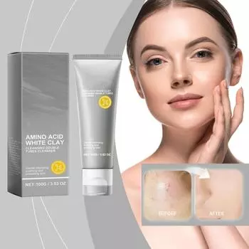 Индивидуальное очищающее средство для лица с аминокислотами, мягкие ингредиенты, подходит для разных типов кожи, очищает и увлажняет