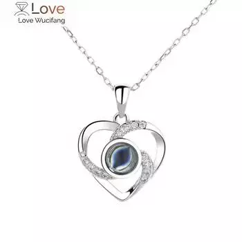 Индивидуальное проекционное ожерелье, подарок на День матери, креативная фотопроекция, уникальный подарок для друзей и семьи