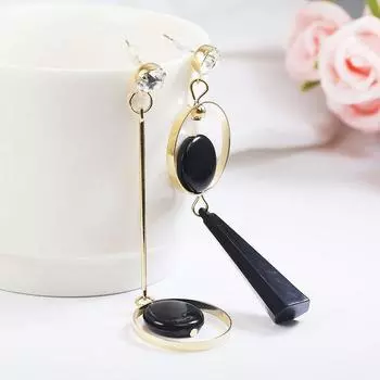 Индивидуальность Аксессуары Серьги-подвески Специальные висячие серьги Асимметрия Ретро 2.5*9.1cm