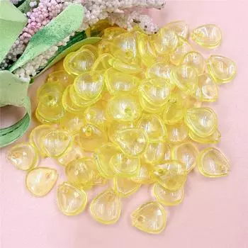 Индивидуальность Мода 10,8*12,2 мм Акриловые Украшения Изготовление Ожерелья Серьги Ювелирные Изделия Аксессуары Браслеты Лепесток DIY Капли Воды Бусины Свободные 100 ШТ. синий