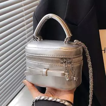 Индивидуальность, мода, темперамент, простота, западный стиль и красивая сумка 2024 года, новая повседневная корейская версия, модная сумка на одно плечо