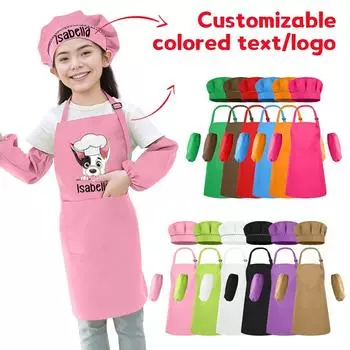 Индивидуальные фартуки, нарукавники и шапочки для подростков и детей L фиолетовый