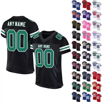 Индивидуальные футбольные майки с персонализированным напечатанным названием и номером команды, спортивная форма для мужчин, женщин, молодежи S