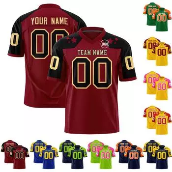 Индивидуальные футбольные майки с персонализированным напечатанным названием и номером команды, спортивная форма для мужчин, женщин, молодежи S темно-зеленого