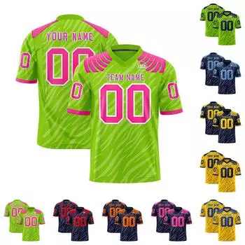 Индивидуальные футбольные майки с персонализированным напечатанным названием и номером команды, спортивная форма для мужчин, женщин, молодежи S зелёный