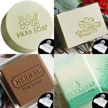 Индивидуальные индивидуальные мыльные штампы, запечатывающие формы, уплотнения для мыла ручной работы, инструменты для изготовления мыла, растения, узоры с изображением цветов и деревьев