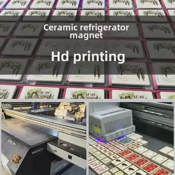 Индивидуальные керамические магниты на холодильник с городской тематикой — мягкие магнитные сувениры с персонализированными узорами и логотипами