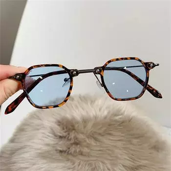 Индивидуальные квадратные солнцезащитные очки в стиле ретро, литературные очки с одинаковым влиятельным лицом, квадратные свитера, очки, реплики брендов