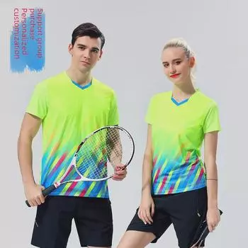 Индивидуальные майки для бадминтона и футболки для настольного тенниса для летних тренировок команды Men s L королевский синий