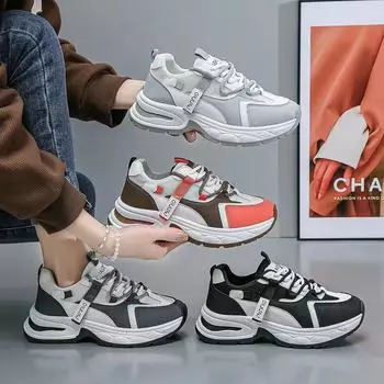 Индивидуальные маленькие белые туфли, женская спортивная обувь, новая универсальная корейская версия, студенческие дышащие туфли на платформе, повседневные белые туфли, обувь для скейтбординга, одиночные туфли 35