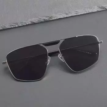 Индивидуальные металлические поляризованные солнцезащитные очки для мужчин и женщин — защита от солнца для путешествий и вождения