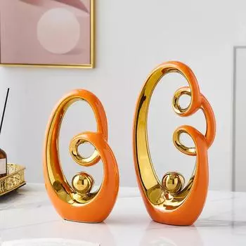 Индивидуальные украшения Керамический материал Высокое чувство Домашний офис Винный шкаф и телевизор Аксессуары Домашний декор Жилье теплый подарок