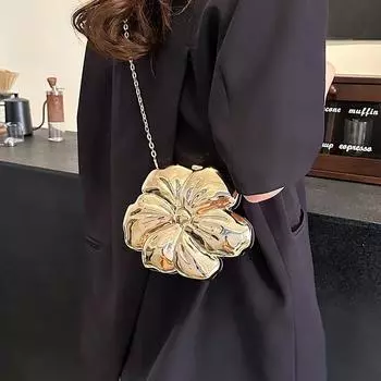 Индивидуальный дизайн нишевой мини-сумки с цветочным принтом для женщин, крутой модный кошелек с цепочкой, сумка для помады, последняя и самая популярная