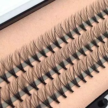 Индивидуальный кластер 8/10/12/мм макияж ресниц накладные ресницы наращивание 10mm 100% Mink Hair