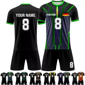 Индивидуальный комплект из двух предметов для взрослого и детского футбола 24 зелёный