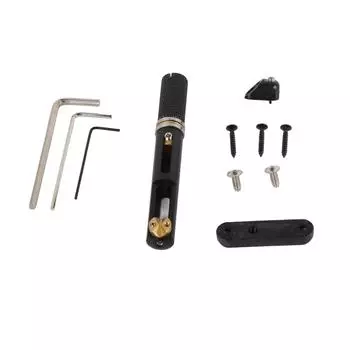 Индивидуальный мост, металлический однострунный седло, хвостовая часть, безголовый веерный мост для гитары, баса