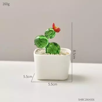 Индивидуальный стеклянный цветочный горшок ваза с подсолнухом имитация горшечных растений украшения комнаты аксессуары кавайное украшение комнаты подарок