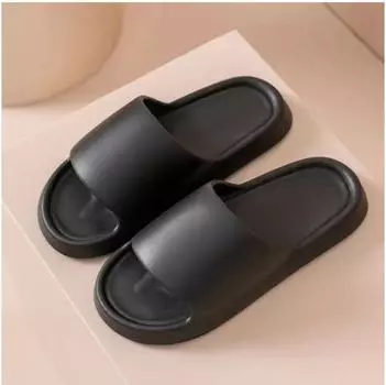 Indoor Bathroom Slippers and Outside Slippers For Women and Men 36 чёрный