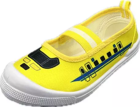Indoor Shoes Shinkansen Doctor Yellow N700 Series Hayabusa Kagayaki Komachi Boys PR16238 Yellow cm [Plarail] Children s 17.0 жёлтый
