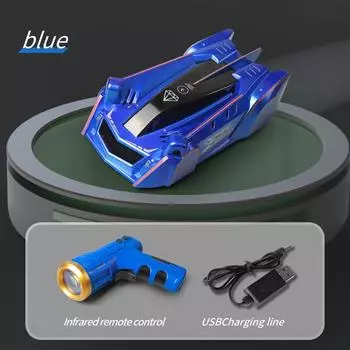 Induction Light Chasing Wall Climbing Car Flip Electric Wall Suction Stunt Car Children Remote Control Car Toy Boy