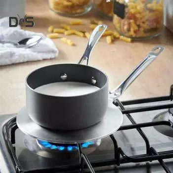 Индукционная плита из нержавеющей стали, теплообменник, пластинчатый адаптер, диффузор, преобразователь 20cm