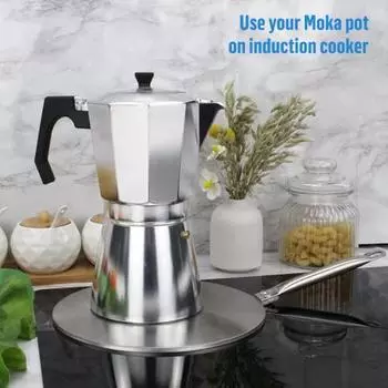 Индукционный адаптер, 24 см, пластина для рассеивания тепла из нержавеющей стали, индукционный диффузор для использования кухонных дворников 41x23x7cm