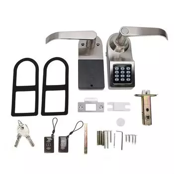 Индукционный электронный парольный замок Умный цифровой дверной замок с кодами IC-карты и разблокировкой ключа