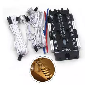 Индукционный контроллер лестницы, 32-канальный контроллер, 24 В постоянного тока