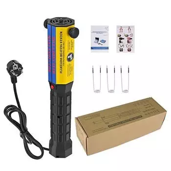 Индукционный нагреватель для болтов 1000 Вт портативный мини синий