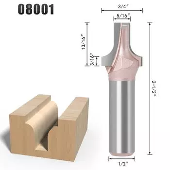 Industrial Cabinet Door Panel Knife Pattern Knife Cutting Knife Trimming Edge Woodworking Engraving Machine Integrated Knife Bottom Cleaning Cutter Industrial Door Knife 8001