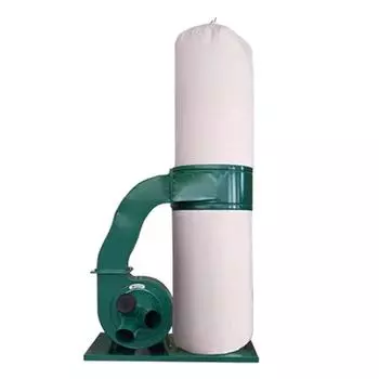 Industrial Dust Bag Dust Collector Factory Engraving Machine High-Power Dust Collection Fan Dust Collector Woodworking Dust Remover White single tube 380V