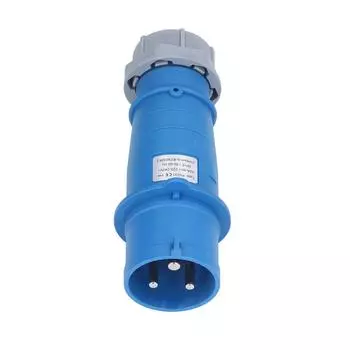 Industrial Socket IP44 Waterproof Brass Contact Aviation Connector 2P+E 32A AC 220240V