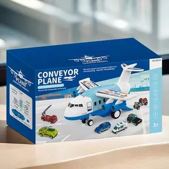 Инерциальная модель самолета, игрушечные самолеты, детский вагончик для хранения красный