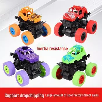 Инерционный полноприводный трюковой игрушечный внедорожник для мальчиков (Подарочный предмет) naked оранжевый