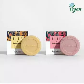 Inergam Vegan Женское очищающее мыло 100 г, 2 вида на выбор (Биом омоложения / Барьерный биом) De-Aging Biome Cleansing Bar