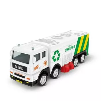 Inertia Kids Environmental Sanitation Vehicle Toy Interactive Skills Features Sanitation Sweeper