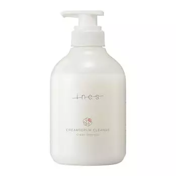 Ines Cream Serum Cleanse 480 мл Крем-шампунь Белый жасминовый аромат герани и белый