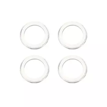 INFINAUTO Центрирующее кольцо ступицы 106 мм внешний диаметр 78,1 мм внутренний диаметр Кольцо ступицы колеса автомобиля Сплав алюминия Серебристый тон 4 шт.